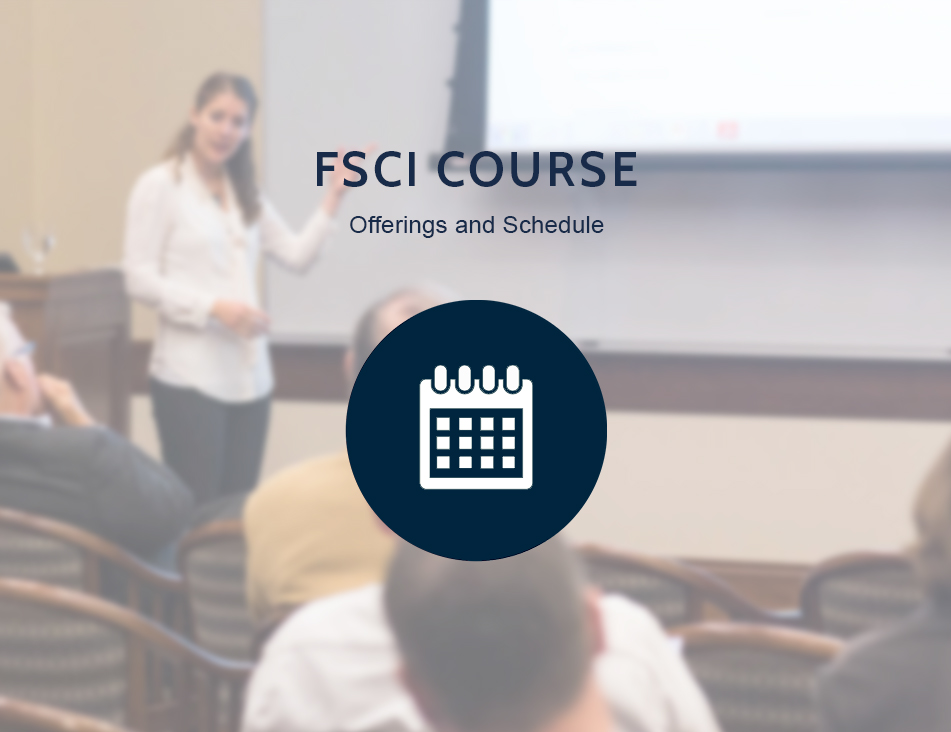 FSCI For Instructors